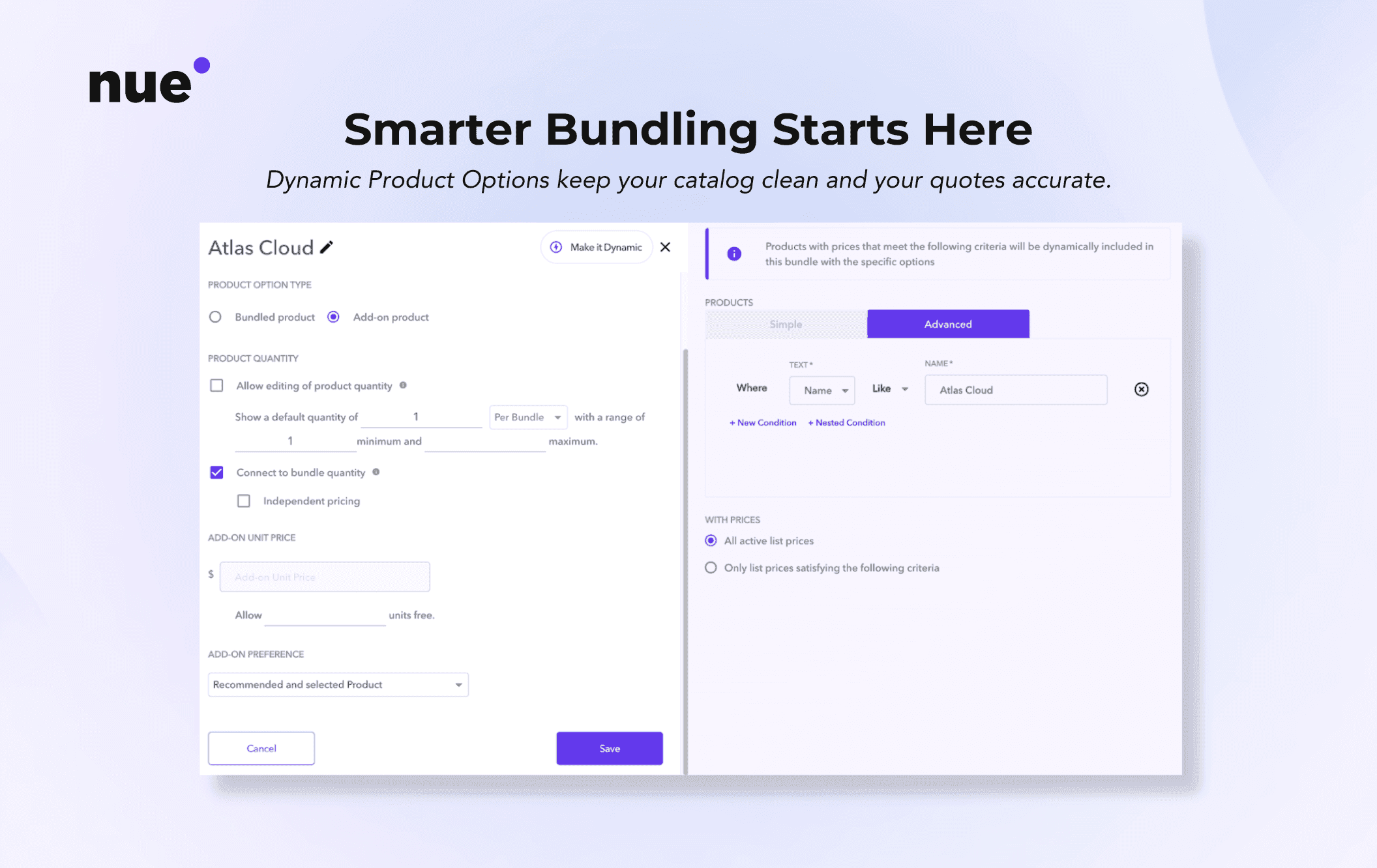 How Nue’s Dynamic Product Options Help You Launch Faster and Quote Smarter