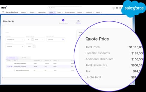Nue Quote Builder in Salesforce